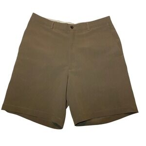 Haggar Comfort Equipped Mens Shorts Size 34‎ Casual Dress Khaki Travel Golf